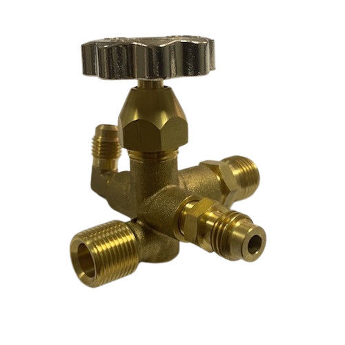 80MM OEM 5 die de Klep CNC van het Maniermessing Componenten voor Pijpschakelaar machinaal bewerken